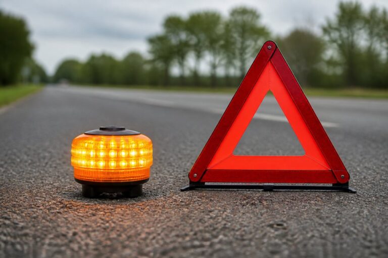 LED Warning Light vs Reflective Triangle: Which Is Safer?